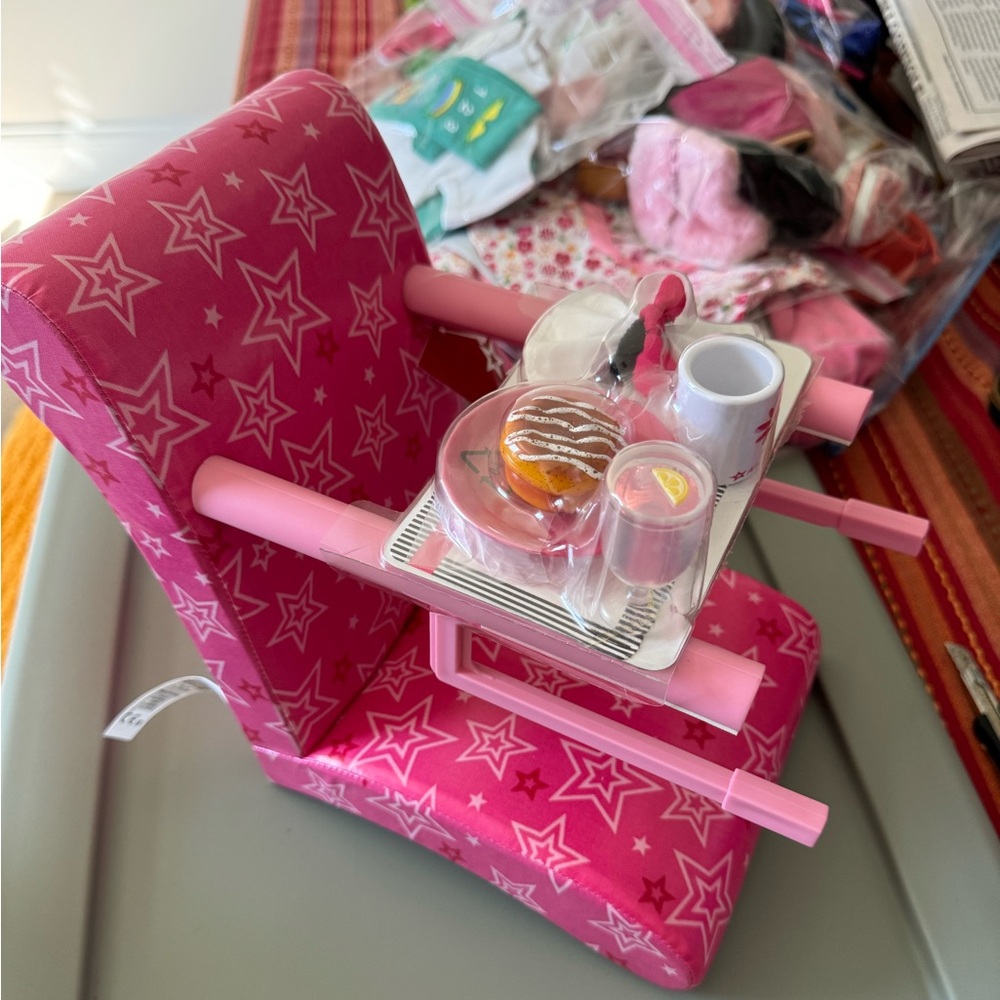 American Girl Doll Travel Dining Chair